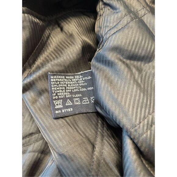 Men’s Dockers Jacket Black Polyester - Size Large - Picture 10 of 12